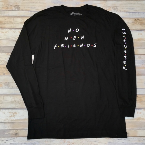No New Friends Franchise Long Sleeve Tee - Picture 10 of 16